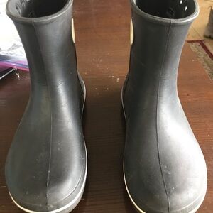 Crocs Woman Black Rain Boots 9